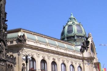 Obecní dům z ulice Na Příkopě ( © Jan P. Štěpánek 07/2007)