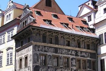 dům U Minuty na pražském Staroměstském náměstí ( © Jan P. Štěpánek 07/2007)