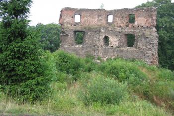 Torzo zdi hradu Cimburka (© Jiří Čížek, 07/2003)