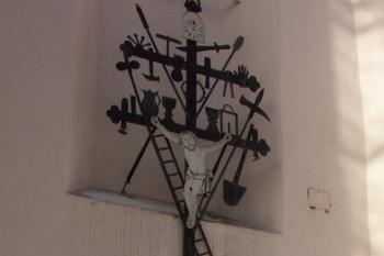 Kohoutí kříž - Arma Christi ( © Milan Caha 01/2008)