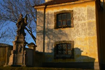 Socha Sv. Flotiana přenesená z Mostu-Chanova (© Prudký Martin, 12/2009)