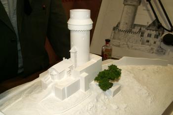 Model opravy hradu Štramberka podle představy Adolfa Hrstky ( © Miroslav BITTER 08/2007)