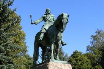 Přibyslav - jezdecká socha Jana Žižky (© Václav Čermák, 09/2006)