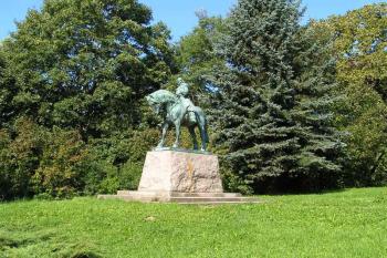 Přibyslav - jezdecká socha Jana Žižky (© Václav Čermák, 09/2006)