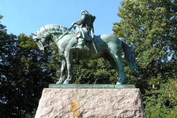 Přibyslav - jezdecká socha Jana Žižky (© Václav Čermák, 09/2006)