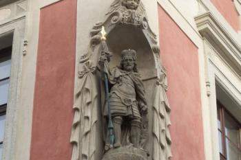 socha sv. Václava od Jana Jiřího Bendla z roku 1662 ( © Milan Caha 02/2008)