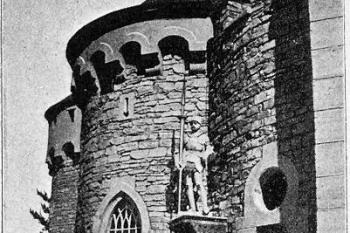 dobová fotografie vstupní ranky do Kunzova ( © Bartovský: Vlastivěda Moravská - Hranický okres 1924)