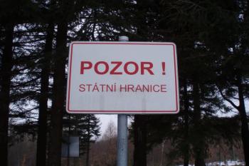Pozor státní hranice (© Aleš Netopil, 02/2008)