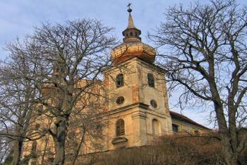 Kostel Nejsvětější Trojice ve Zbyslavi ( © Pavel Vítek 02/2008)