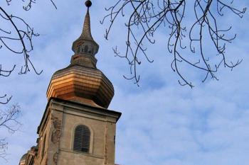 Kostel Nejsvětější Trojice ve Zbyslavi ( © Pavel Vítek 02/2008)