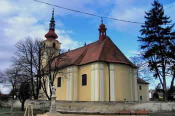 Kostel sv. Václava v Hulíně ( © Pavel Vítek 02/2008)