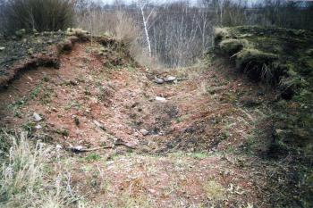 Řez vnějším opevněním (© Jiří Kašpar, 03/2009)