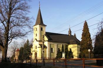 celkový pohled na kostel sv. Cyrila a Metoděje ( © Jan P. Štěpánek 03/2008)