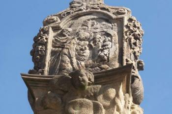 kopie oltářního obrazu z kostela Panny Marie vítězné na Bílé Hoře ( © Milan Caha 03/2008)