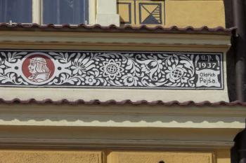 Detail sgrafita. ( © Jan Sommer 03/2008)