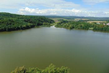 Pohled ze západní bašty směrem na jz. (© Dušan Dohňanský  08/2021)
