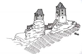 možná podoba hrádku (© Ondřej Štěpánek 03/2006)