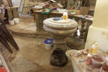 křtitelnice ze 17. či 18. století ( © Milan Caha 04/2008)