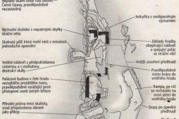 Quinburg (© Ladislav Juroš, Kvinburk - Zbytky hradu severně od Vrbna pod Pradědem)