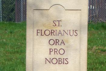 Detail latinského nápisu 