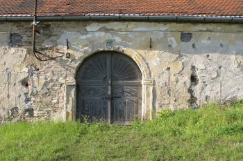 hlavní  vstup do sev. zámeckého křídla (© D Dohňanský, 07/2017)