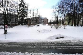 zachovalá jižní hrana pahorku tvrziště ( © Jan P. Štěpánek 03/2008)