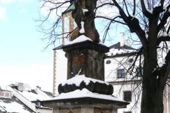 Mariánský sloup v Rýmařově ( © Jan P. Štěpánek 03/2008)