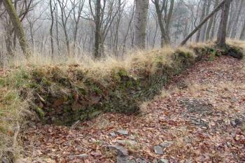 Východní úsek hradby ( © Roman Řezáč 12/2004)
