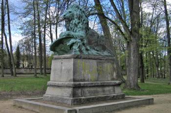 Socha lva v Krásné Lípě ( © Pavel Vítek 05/2008)