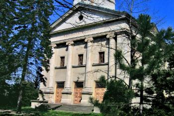 Evangelický kostel v Krabčicích ( © Pavel Vítek 04/2008)