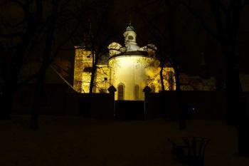 klášter františkánů s kostelem Nejsvětější Trojice (© František Kinař, 01/2013)