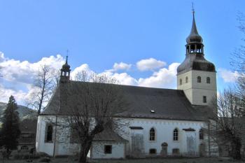 Kostel sv. Jiří v Chřibské ( © Pavel Vítek 05/2008)