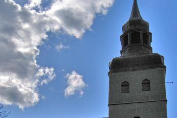 Kostel sv. Jiří v Chřibské ( © Pavel Vítek 05/2008)