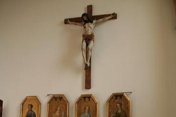 Deskové obrazy z původního oltáře hradní kaple ( © Ivan Grisa 05/2009)