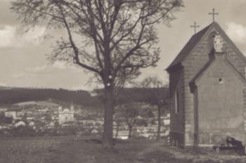 Šternberk - Pohlednice z počátku 20.stol. - hrad je vlevo (soukr.sbírka IvoR) (© Fritz Hallegger)