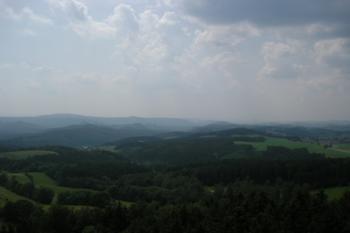 Pohled na Saské Švýcarsko (© Jan Fišer, 06/2008)