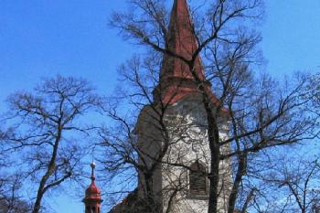 Kostel sv. Bartoloměje v Černoučku ( © Pavel Vítek 03/2008)