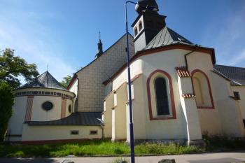 Jindřichův Hradec-klášter františkánů s kostelem sv. Kateřiny (© Vlastislav Mareček, 08/2016)