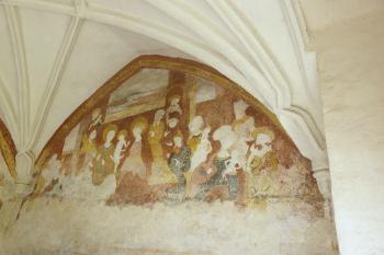freska v podvěží (© Alena Volná, 8/2008)