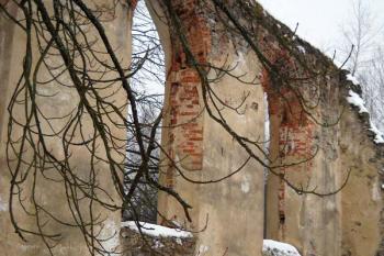 Zříceniny kostela sv. Víta - interiér (© Jiří Cukr, 02/2010)