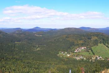 panorama z Klíče na sever (© Václav Čermák, 09/2009)