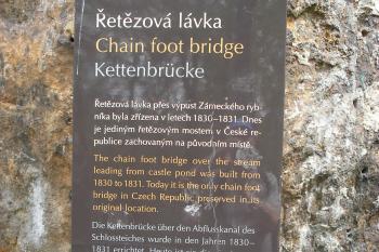 Řetězová lávka v Děčíně (© Jiří Špaček, 04/2015)