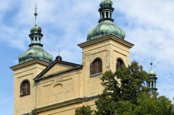 Kostel sv. Vavřince v děčínské čtvrti Nebočady ( © Pavel Vítek 08/2016)