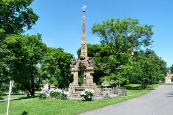 trojiční sloup z dílny Matyáše Bernarda Brauna ( © František Kinař 05/2017)