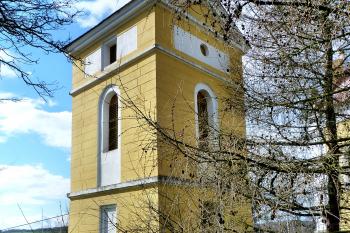 zvonice u kostela sv. Havla (© František Kinař, 04/2015)