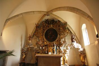 gotická klenba v presbytáři (© Karel Husák, 09/2009)