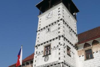 pohled na zámeckou věž ( © Jan P. Štěpánek 05/2009)