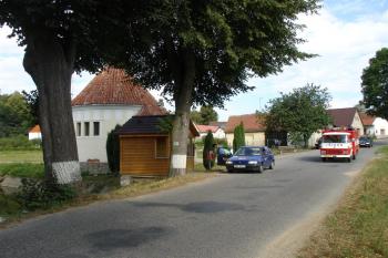 kaple v Předbořicích, situace (© Jiří Čížek, 08/2008)