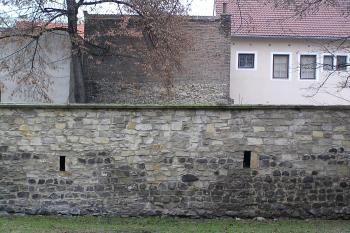 hradby v severní části (© Karel Husák, 12/2005)