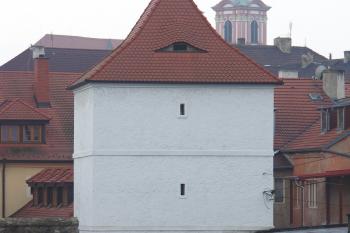 hranolová věž severní hlavní hradby (© Karel Husák, 03/2010)